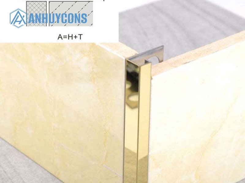 Các loại nẹp ke góc vuông phổ biến hiện nay: Nên chọn nhôm, inox hay nhựa?