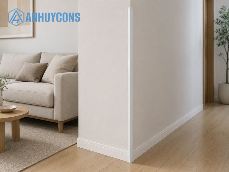 Kinh nghiệm chọn nẹp nhựa bo góc tường phù hợp từng loại tường