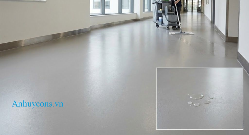 Sàn Vinyl Đồng Nhất (Homogeneous) Giúp Tiết Kiệm Hàng Ngàn Chi Phí Bảo Trì Dài Hạn