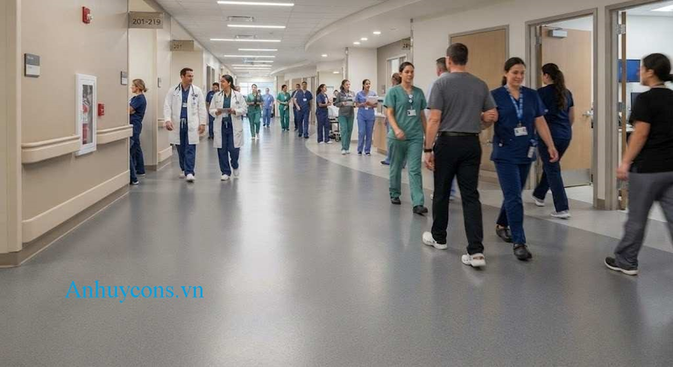 Sàn nhựa vinyl dạng tấm đồng nhất giúp quản lý các khu vực rộng lớn dễ dàng hơn như thế nào?