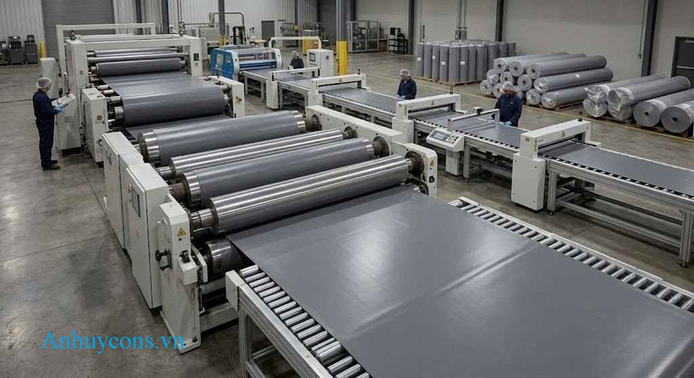 Cơ chế hoạt động và lý do sàn vinyl cuộn đồng nhất (homogeneous) có độ bền vượt trội