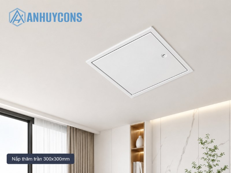 Kích thước nắp thăm trần phổ biến và cách chọn đúng loại