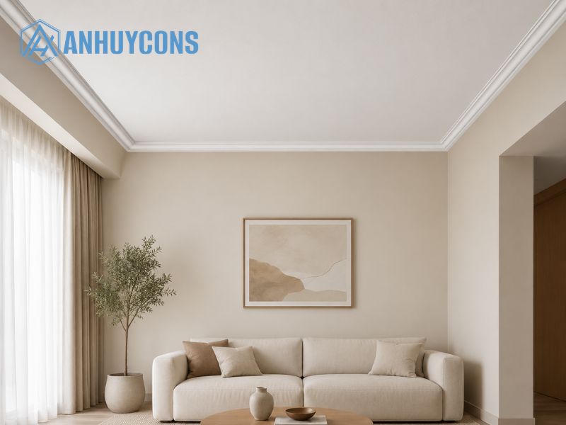 So sánh nẹp bo viền trần các loại phổ biến hiện nay