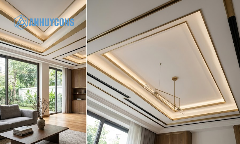 Nẹp trần thạch cao đẹp