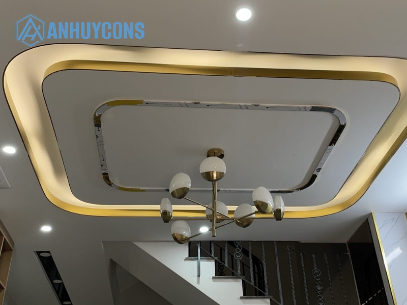 Tổng hợp các loại nẹp trần thạch cao tại TP.HCM đẹp, hiện đại, giá tốt