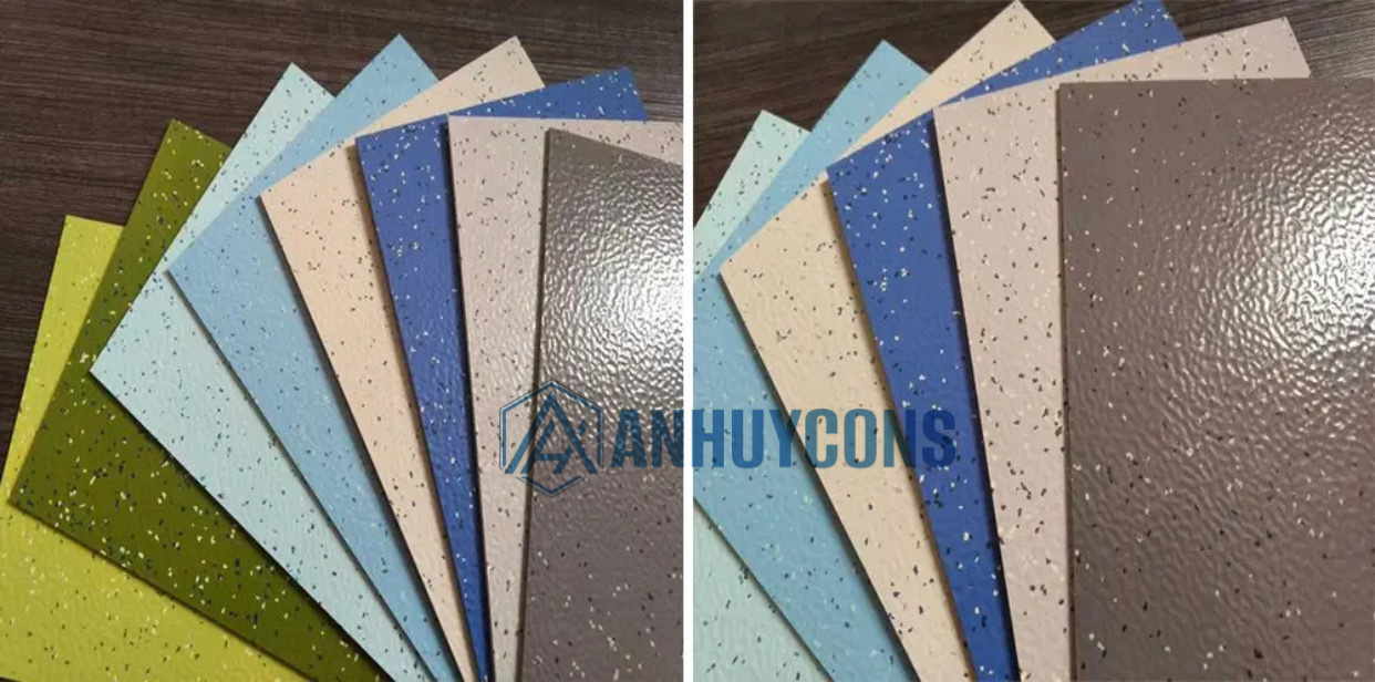 Sự khác biệt giữa sàn cao su và sàn PVC đồng nhất