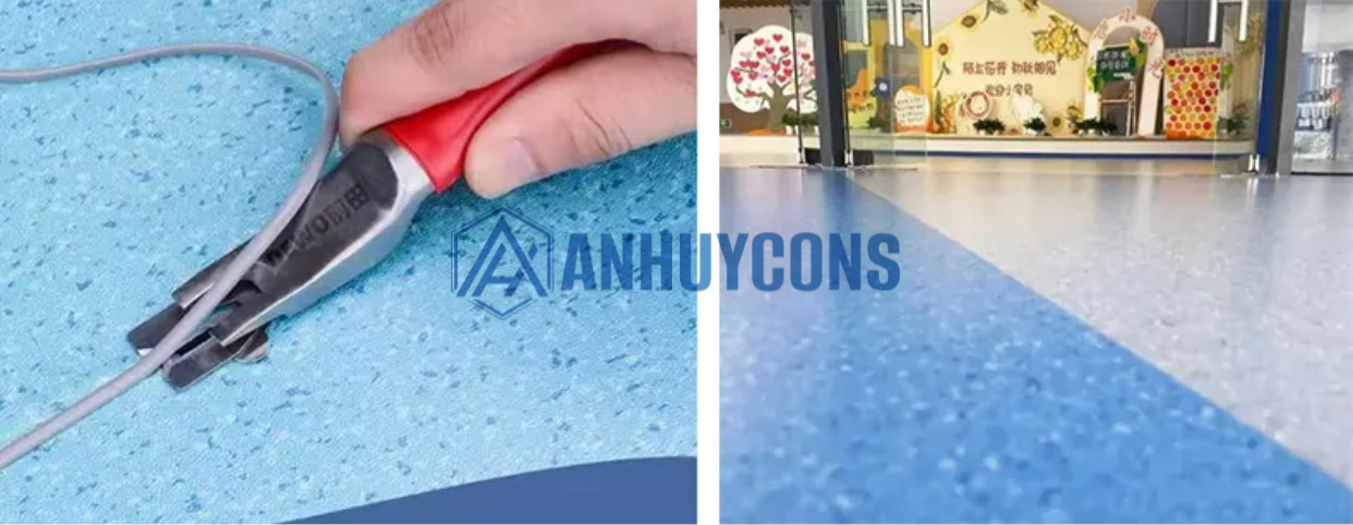 Các bước chính để lát sàn PVC